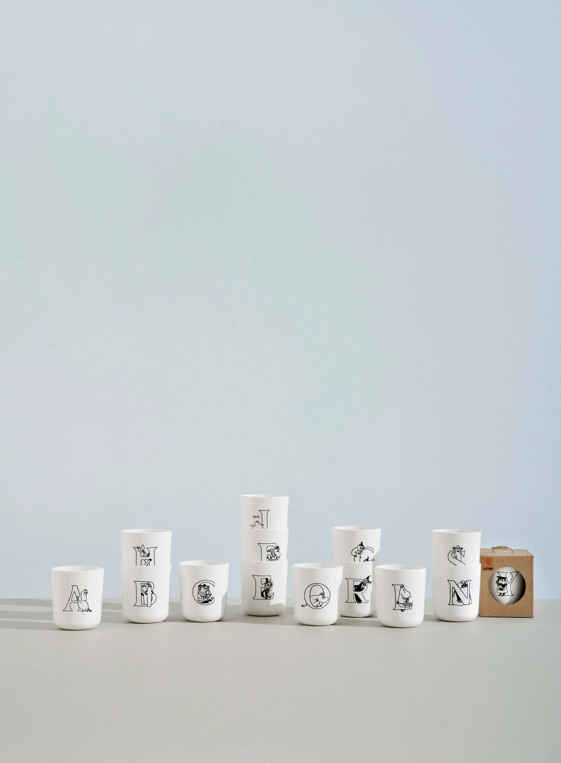 Moomin ABC -muki 20 cl, W RIG-TIG