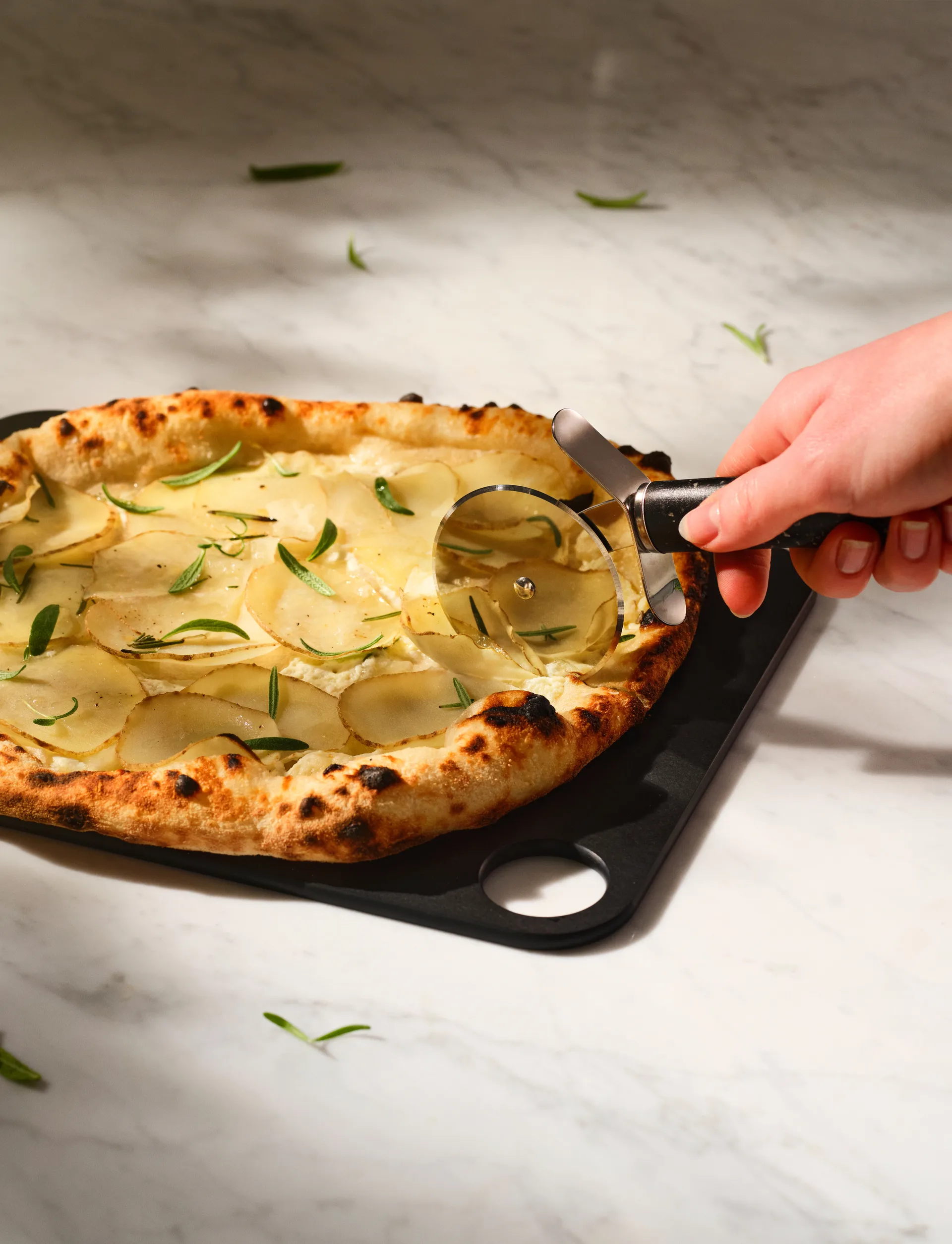 REDO pizzaleikkuri 18,2 cm, Black RIG-TIG