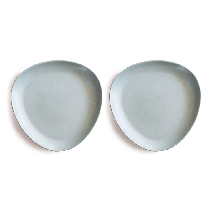 Plate no.34, 2-pakkaus - Ash grey - Ro Collection