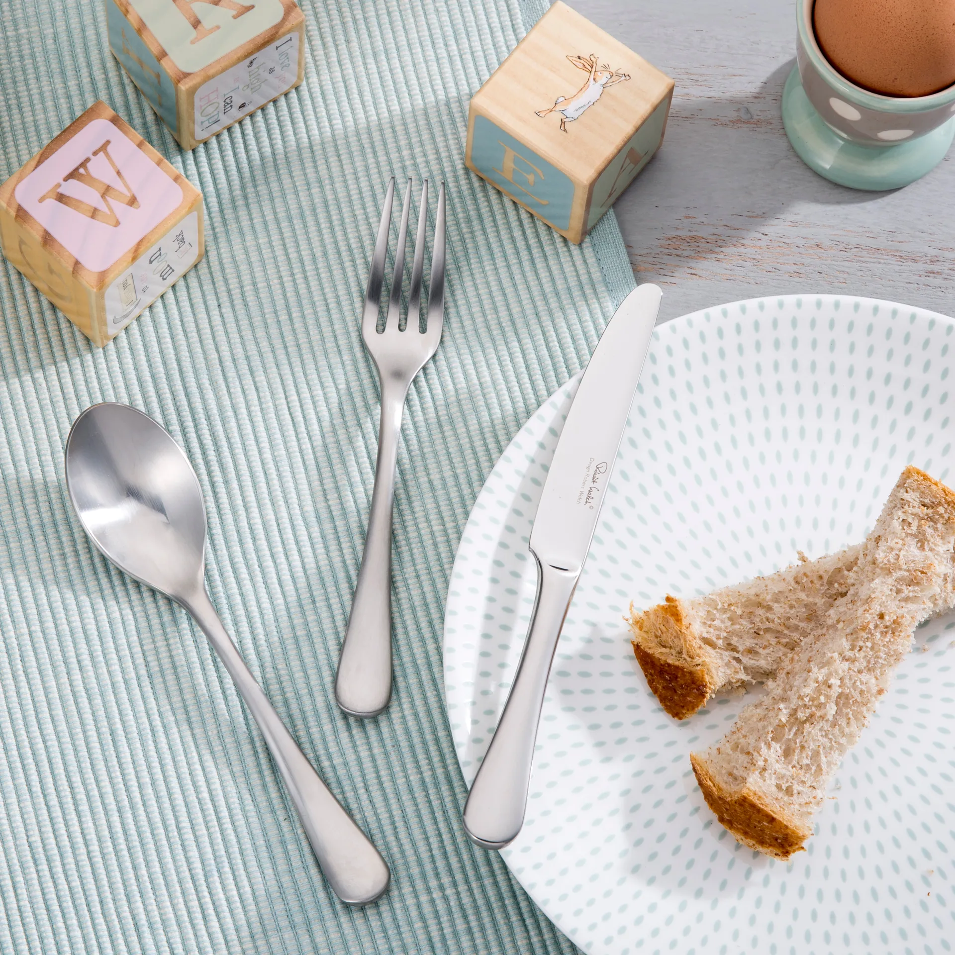 Radford-lastenveitsi, peilikiillotus, Ruostumatonta terästä Robert Welch