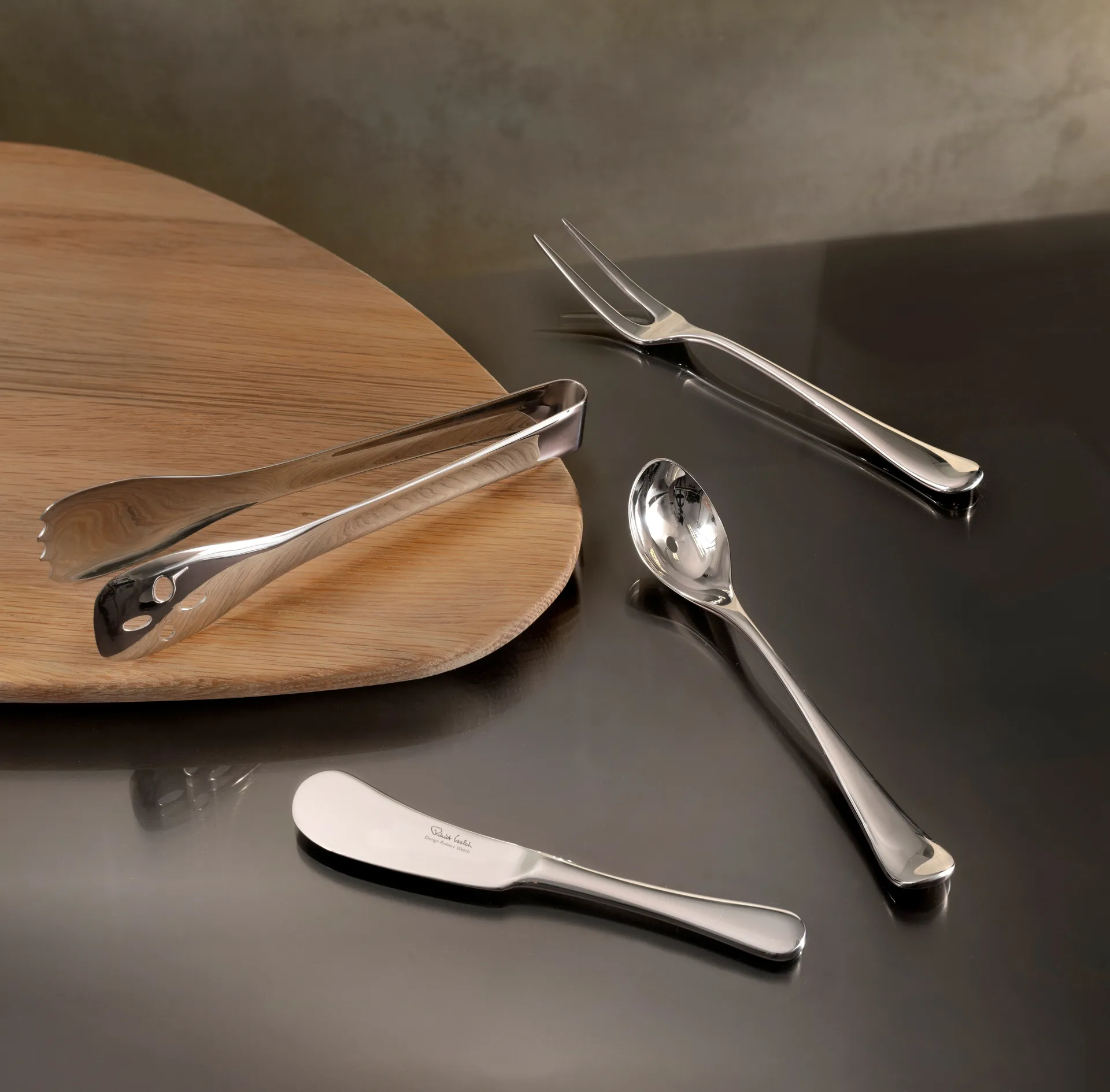 Radford-oliivilusikka, peilikiillotus, Ruostumatonta terästä Robert Welch