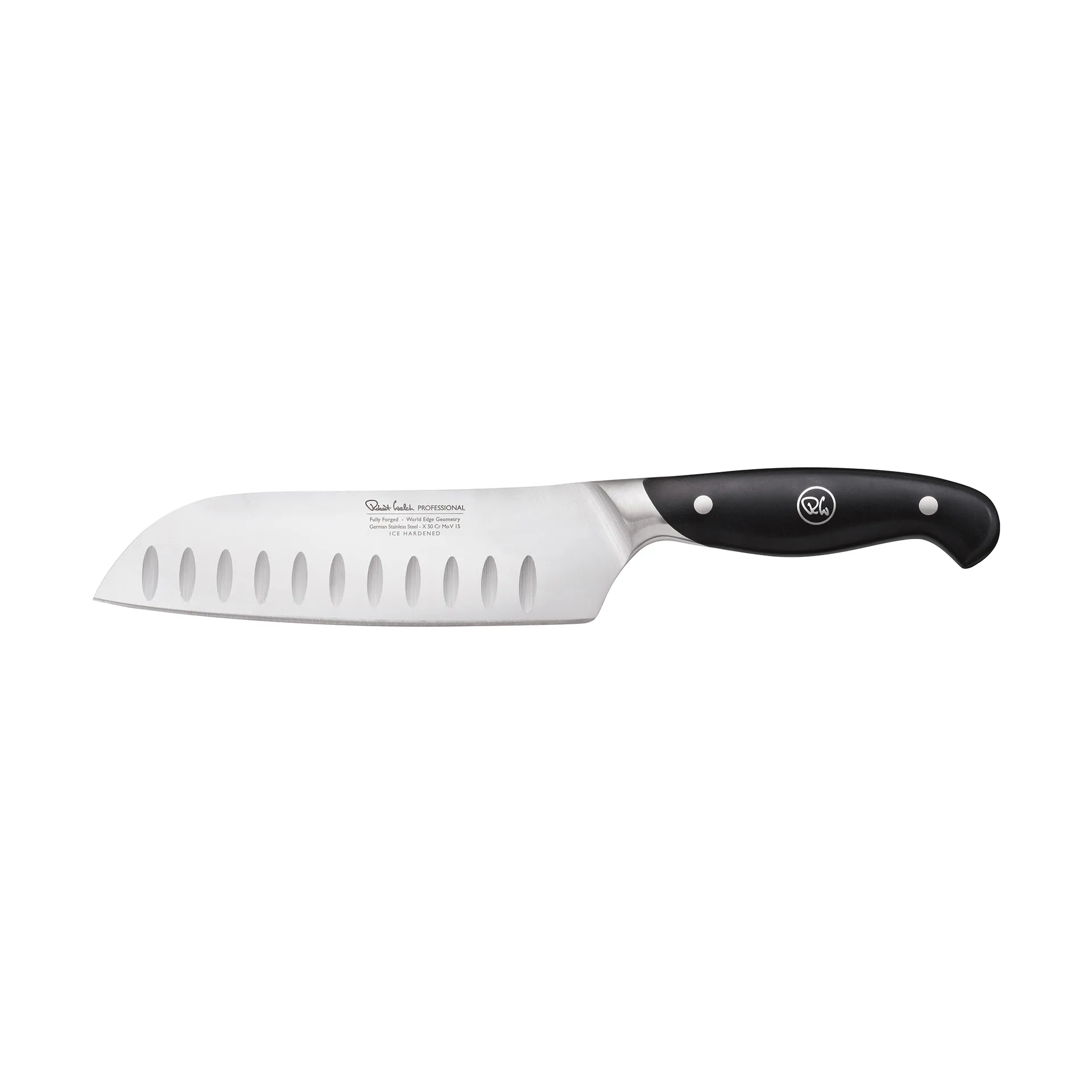 Robert Welch professional santoku-veitsi 17 cm, Ruostumaton teräs Robert Welch