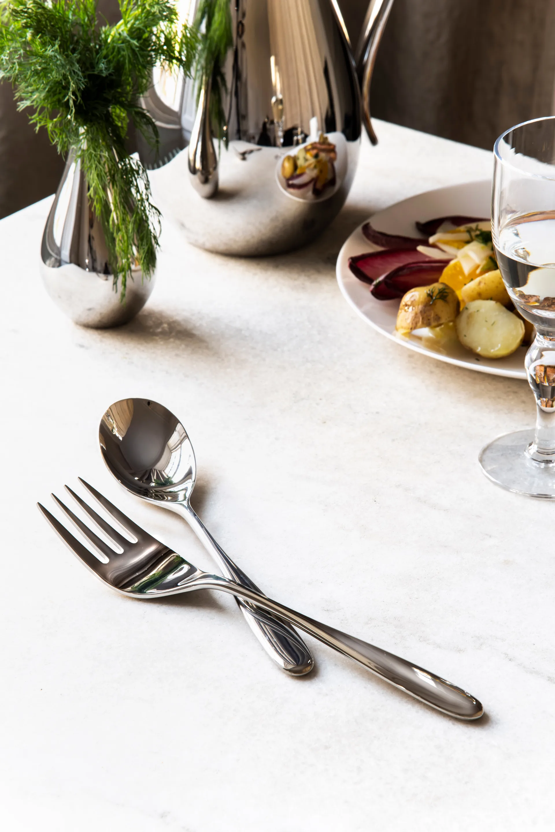 Stanton Bright -tarjoiluottimet 3 osaa, Ruostumaton teräs Robert Welch