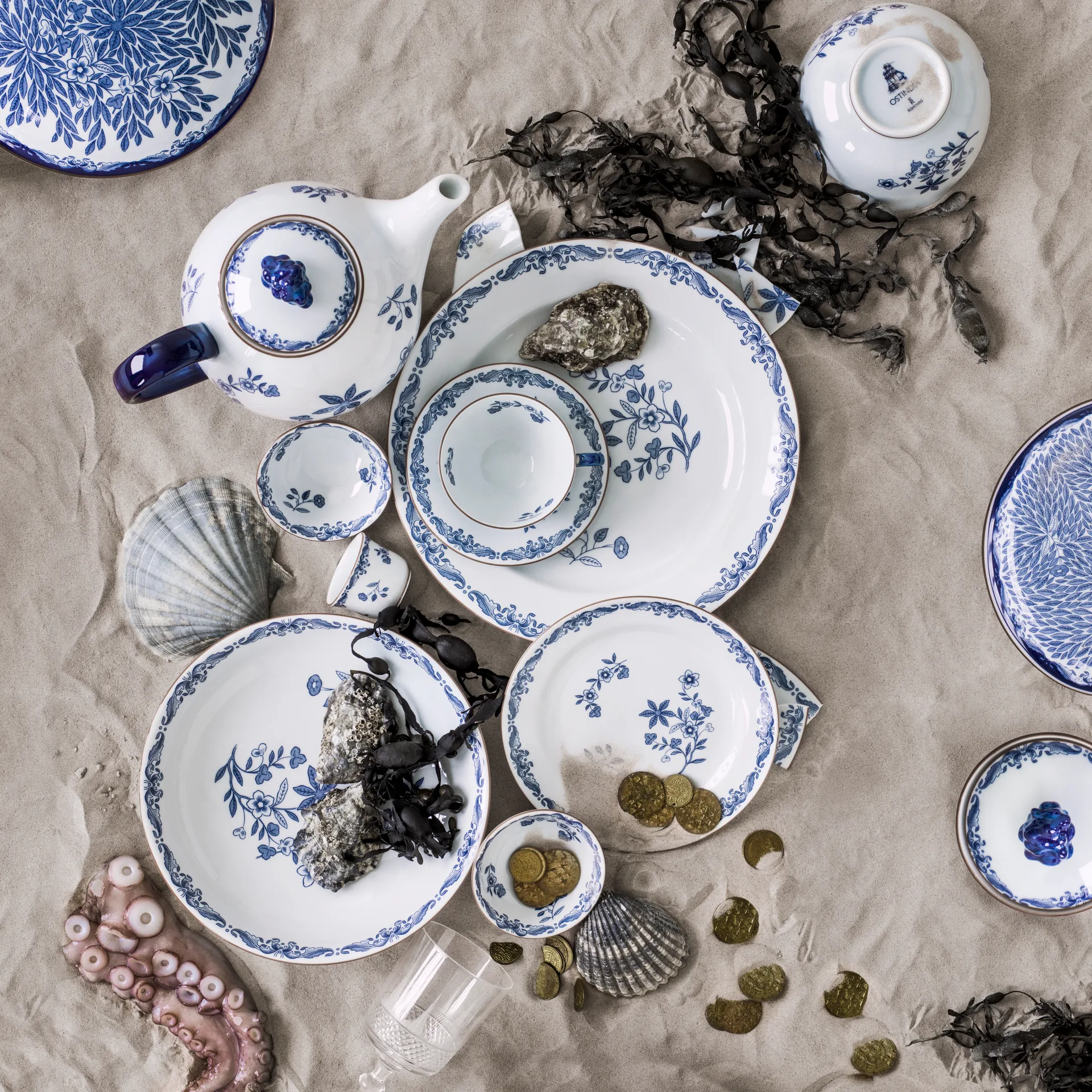 Ostindia asetti, 18 cm Rörstrand