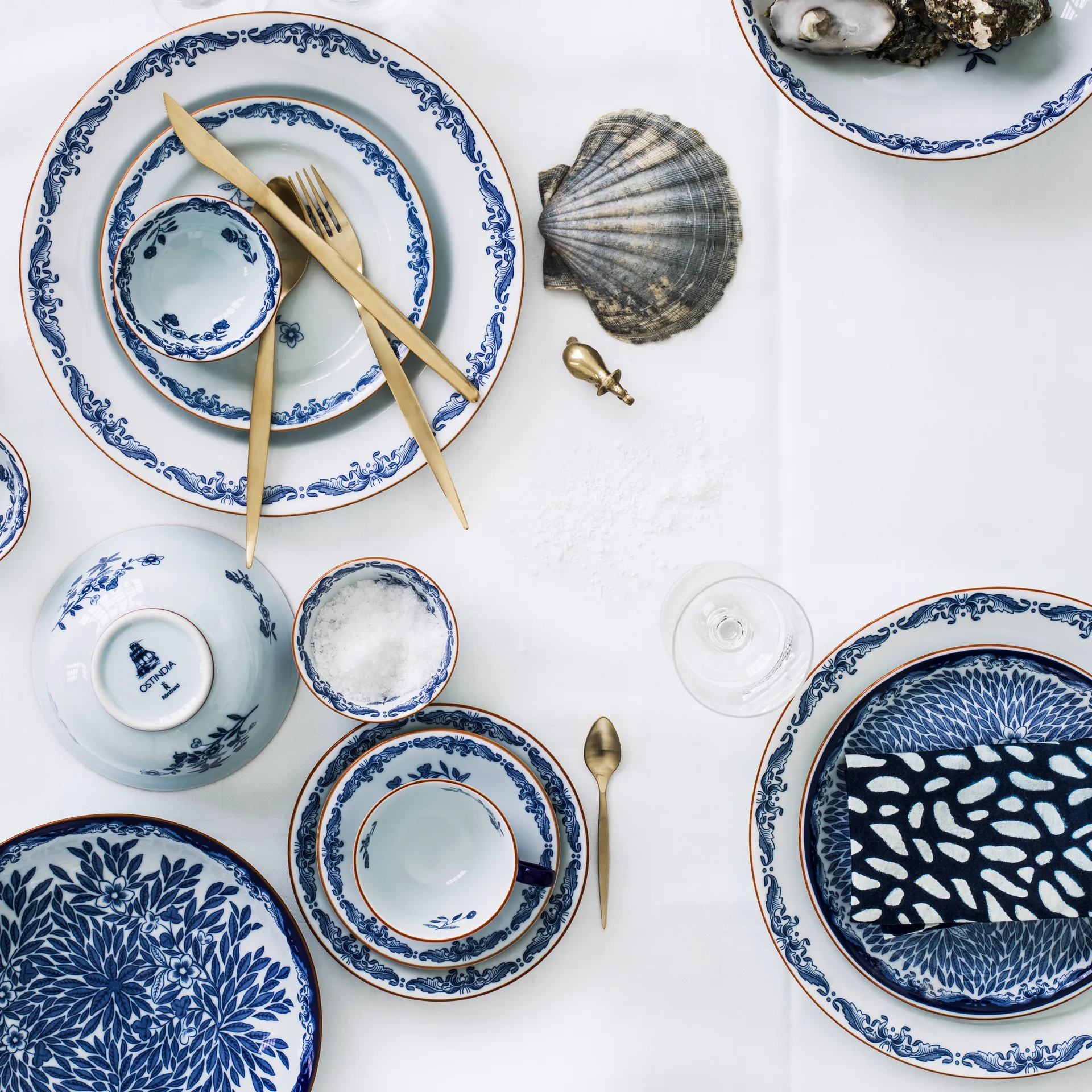 Ostindia Floris lautanen, 20 cm Rörstrand