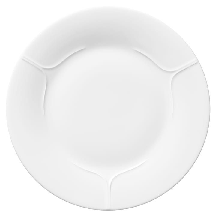 Pli Blanc -lautanen 26 cm - Valkoinen - Rörstrand