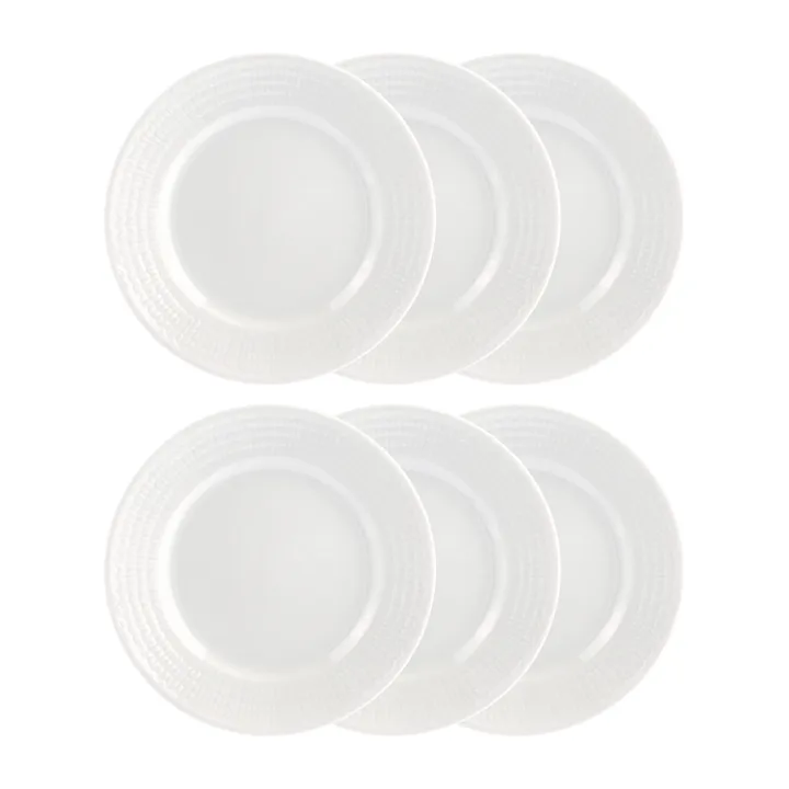 Swedish Grace asetti 17 cm, 6 kpl snow (valkoinen) - Rörstrand