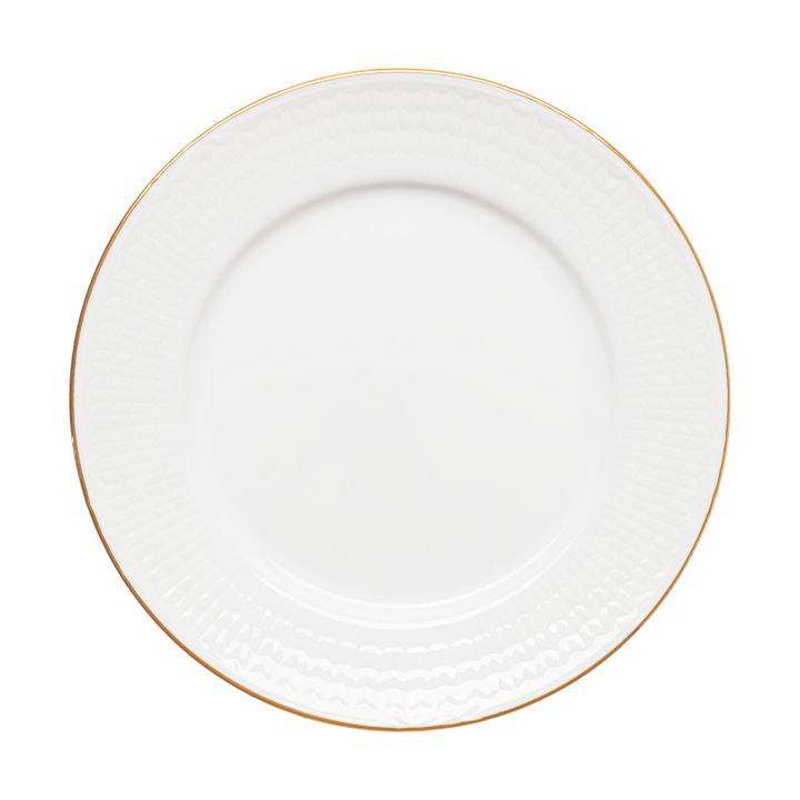 Swedish Grace Gala lautasliina Ø17 cm - Valkoinen - Rörstrand