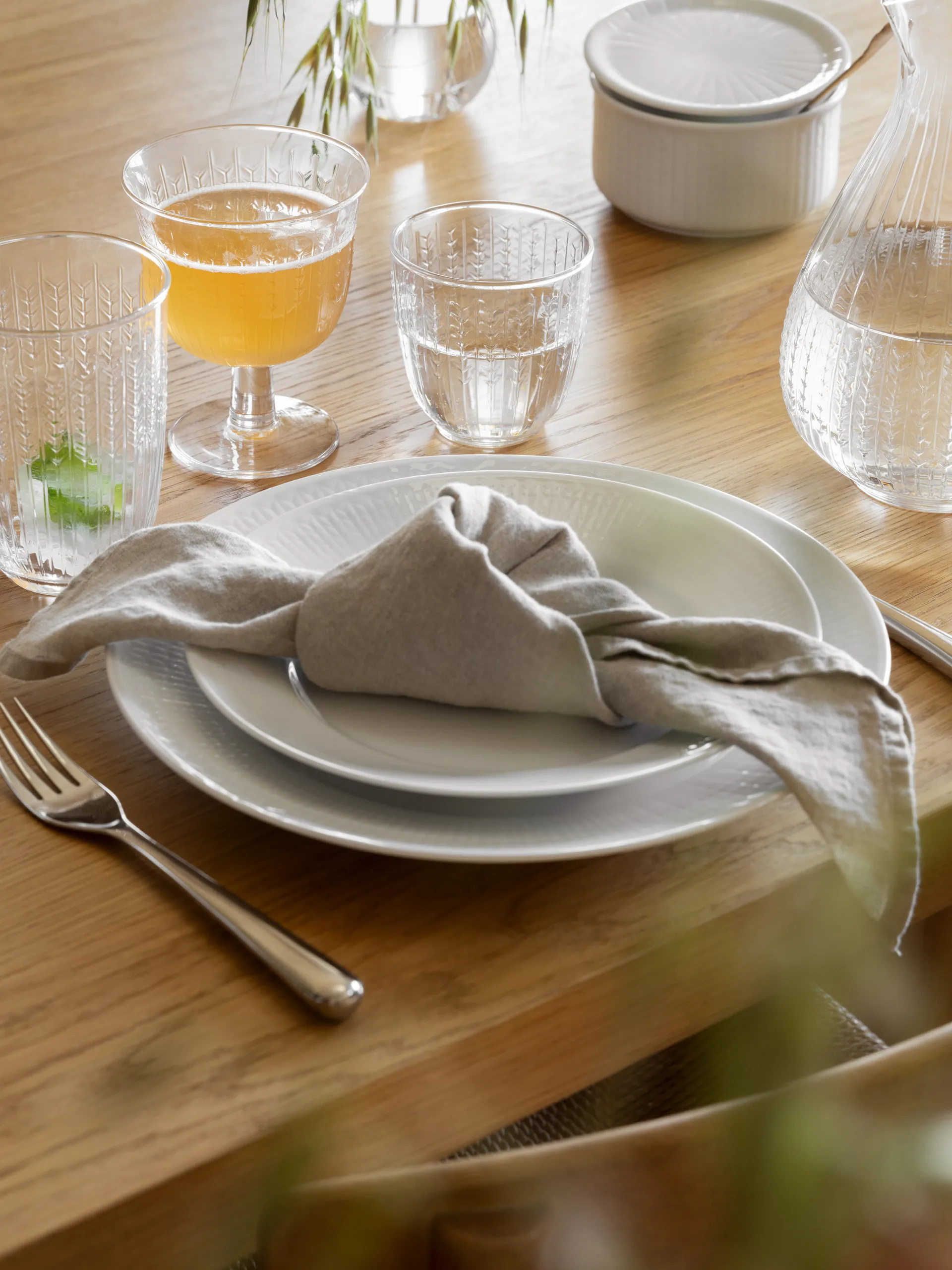 Swedish Grace jalallinen juomalasi 25 cl 2-pack, Kirkas Rörstrand