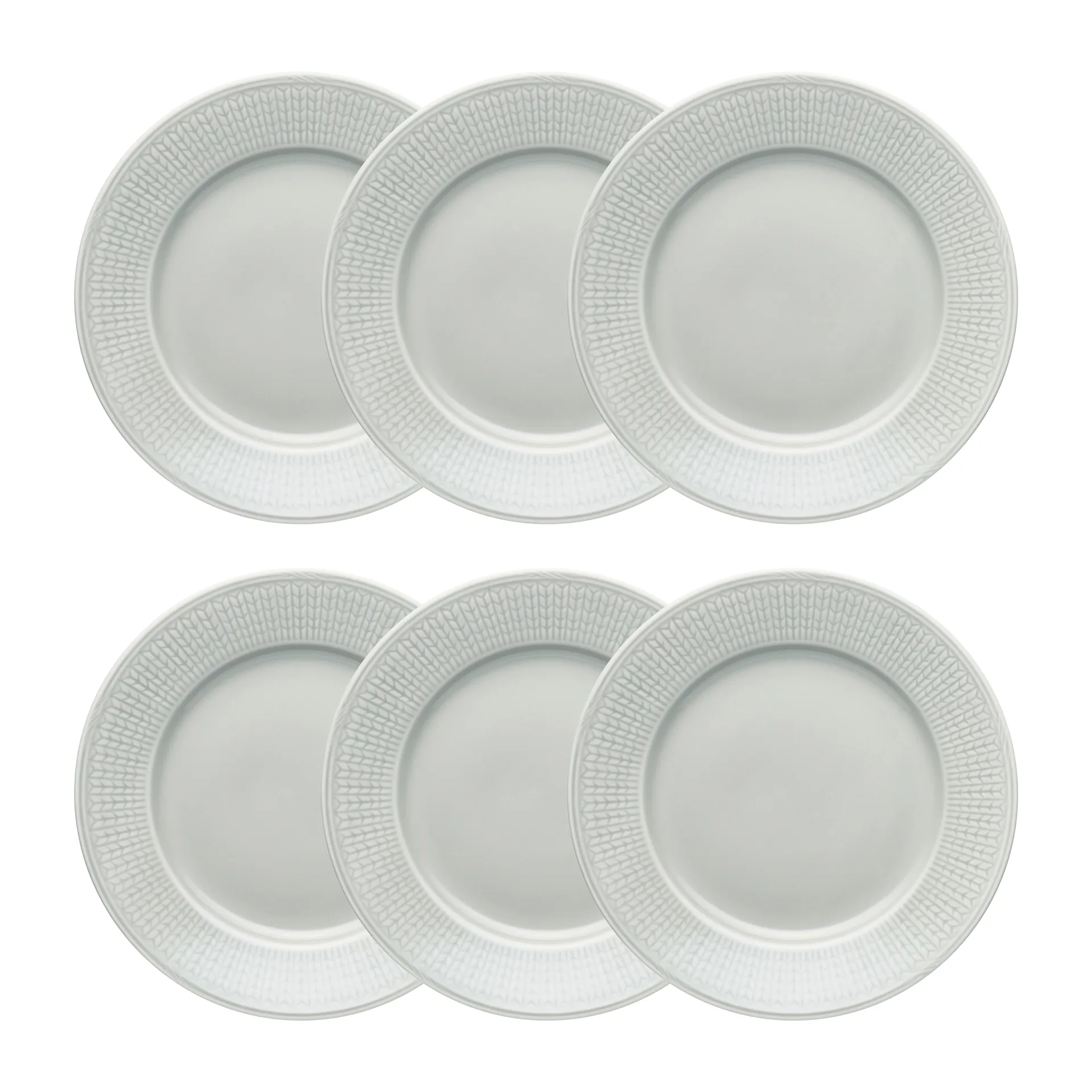 Swedish Grace lautanen Ø 21 cm 6-pakkaus Dimma (harmaa),  Rörstrand