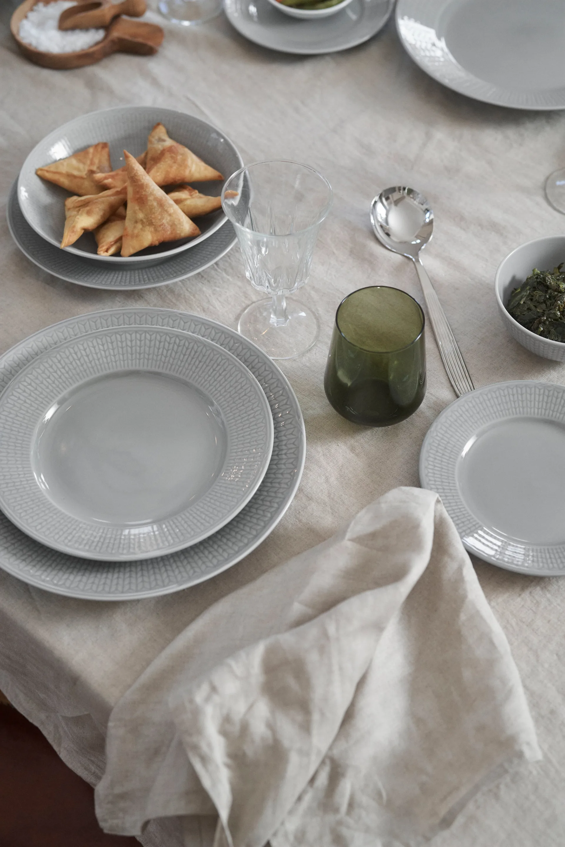 Swedish Grace lautanen Ø 21 cm 6-pakkaus Dimma (harmaa),  Rörstrand