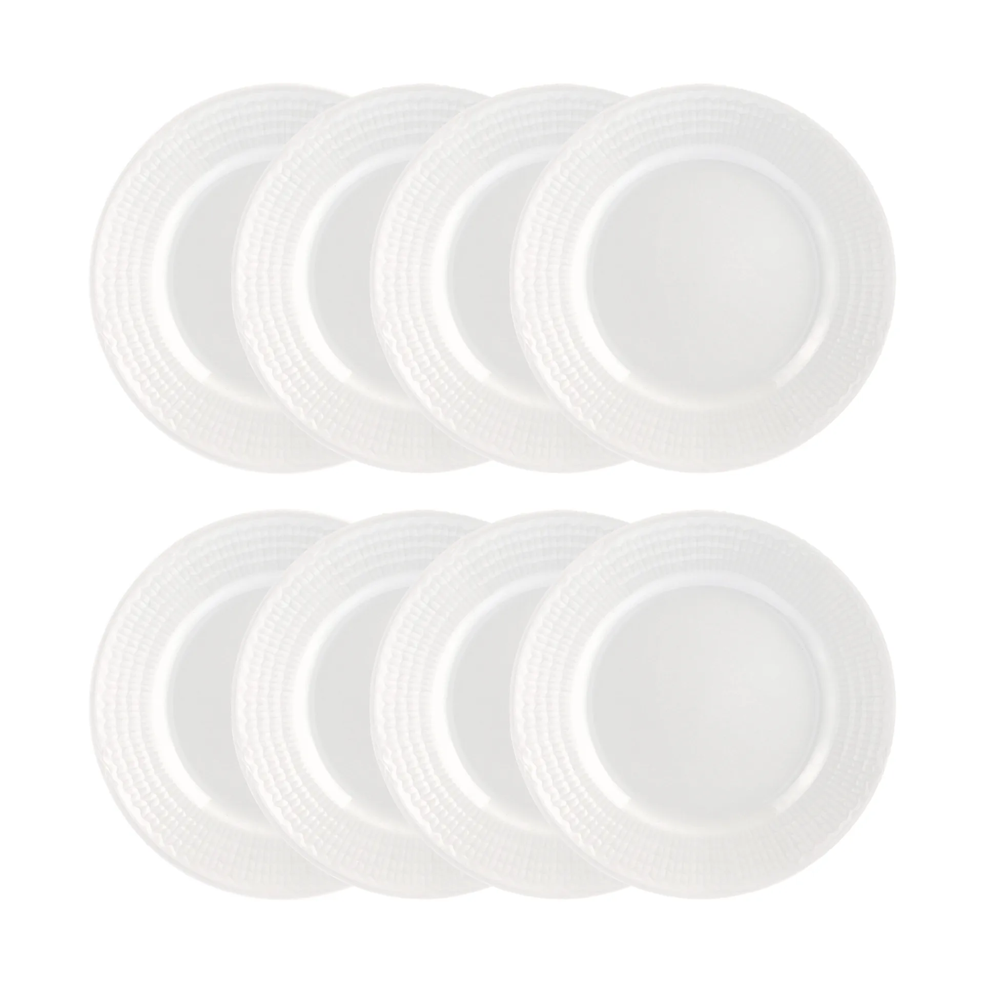 Swedish Grace lautanen Ø21 cm 8-pakkaus - Lumi (valkoinen),  Rörstrand