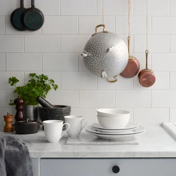 Swedish Grace lautanen Ø21 cm 8-pakkaus - Lumi (valkoinen) - undefined - Rörstrand