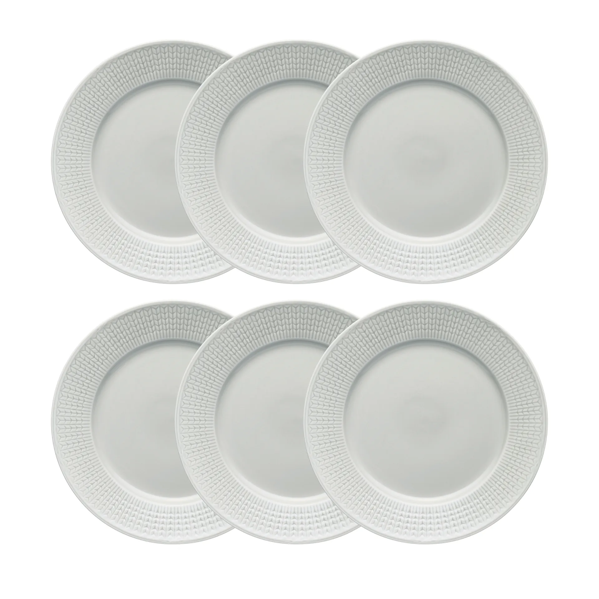 Swedish Grace lautanen Ø 27 cm 6-pakkaus Dimma (harmaa),  Rörstrand