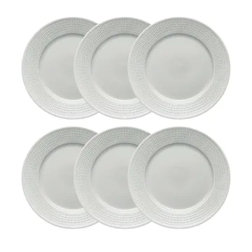 Swedish Grace lautanen Ø 27 cm 6-pakkaus Dimma (harmaa) - Rörstrand