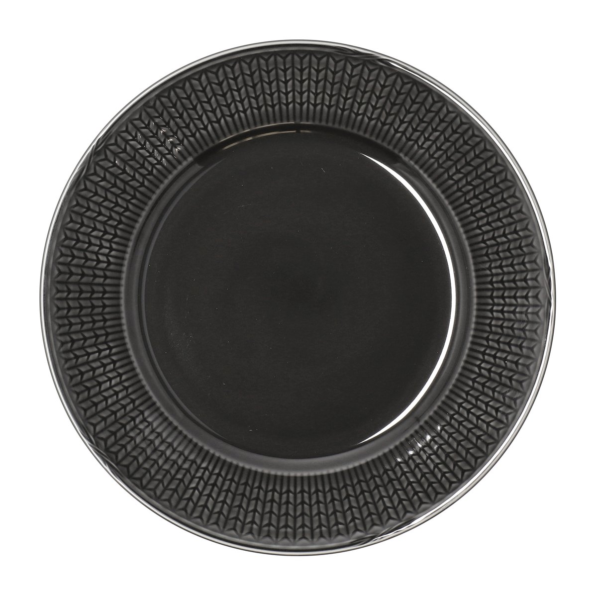 Rörstrand Swedish Grace lautanen 27 cm kivi (tummanharmaa)
