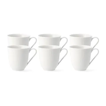 Swedish Grace muki 30 cl, 6 kpl snow (valkoinen) - undefined - Rörstrand