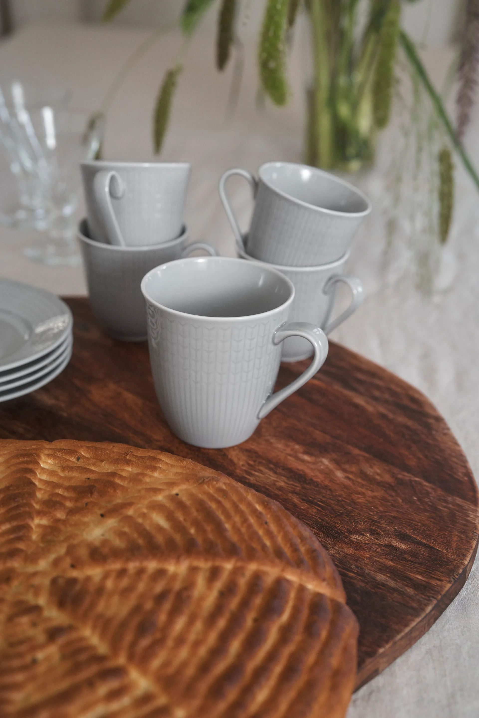 Swedish Grace muki pieni 6-pakkaus Dimma (harmaa),  Rörstrand