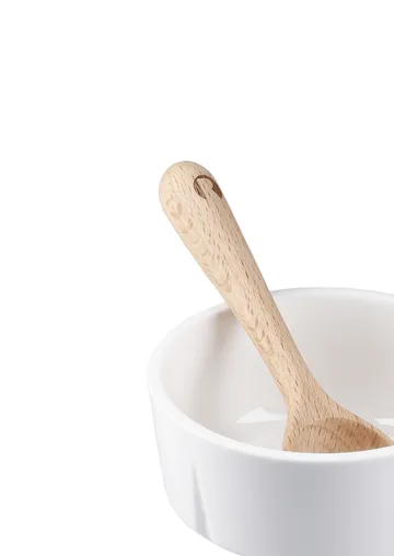 Grand Cru snack kulho ja lusikka - Valkoinen, Ø9 cm - Rosendahl