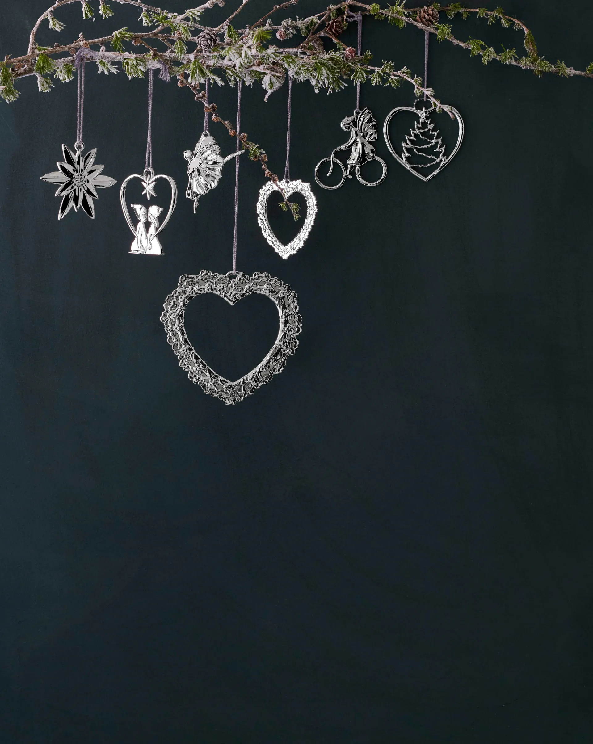 Karen Blixen ikkunakoriste Kukkasydän, Silver Rosendahl