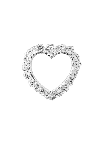 Karen Blixen joulukoriste Kukkasydän - Silver - Rosendahl