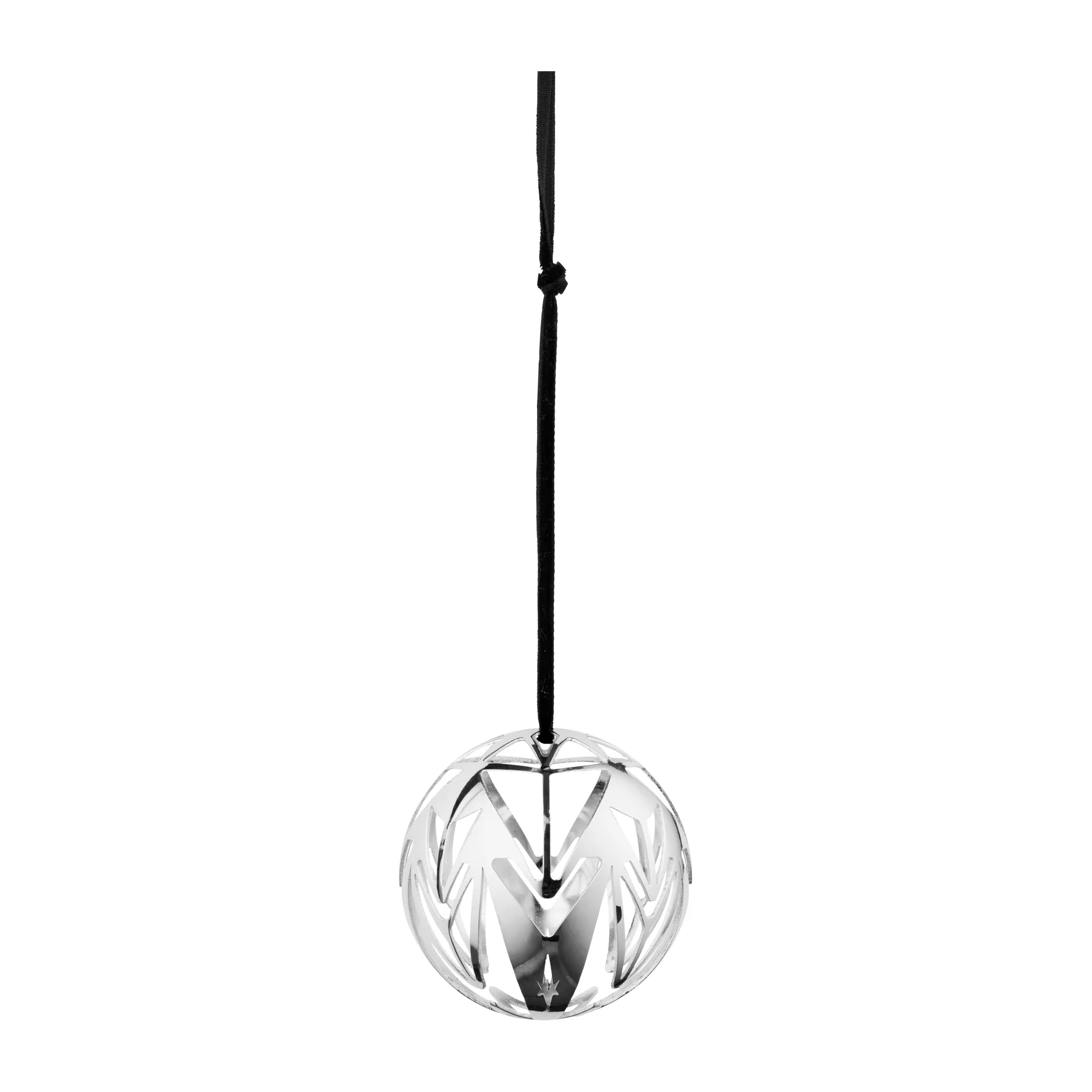 Karen Blixen koristekuula Ø6,5 cm, Hopeoitu Rosendahl