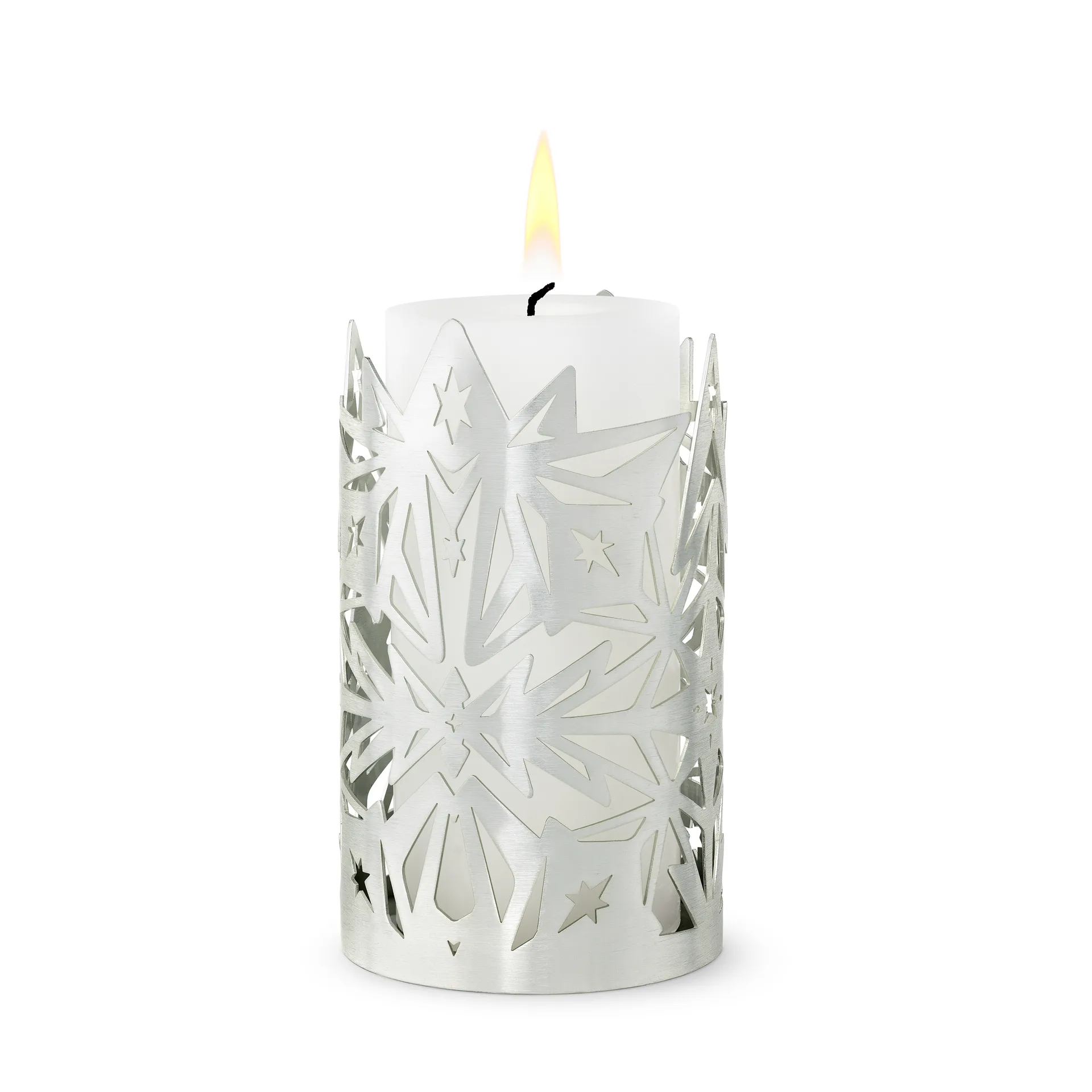 Karen Blixen lyhty 16 cm, Hopeoitu Rosendahl