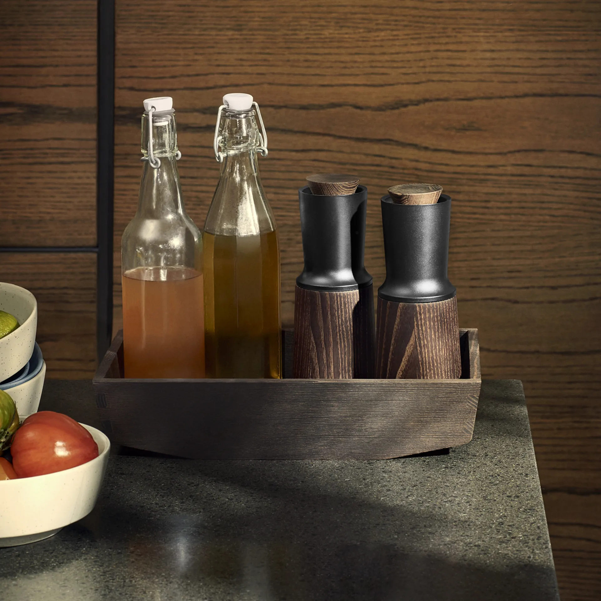 Rå suola- & pippurimylly 20 cm, Musta Rosendahl