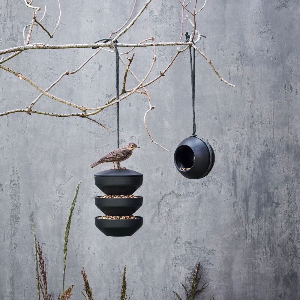 Rosendahl Birds lintujen ruokinta-automaatti, Vihreä, tikussa Rosendahl