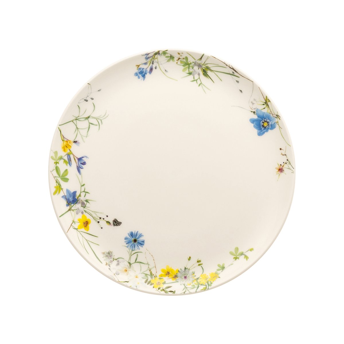 Rosenthal Brillance Fleurs des Alpes -lautanen 21 cm Multi