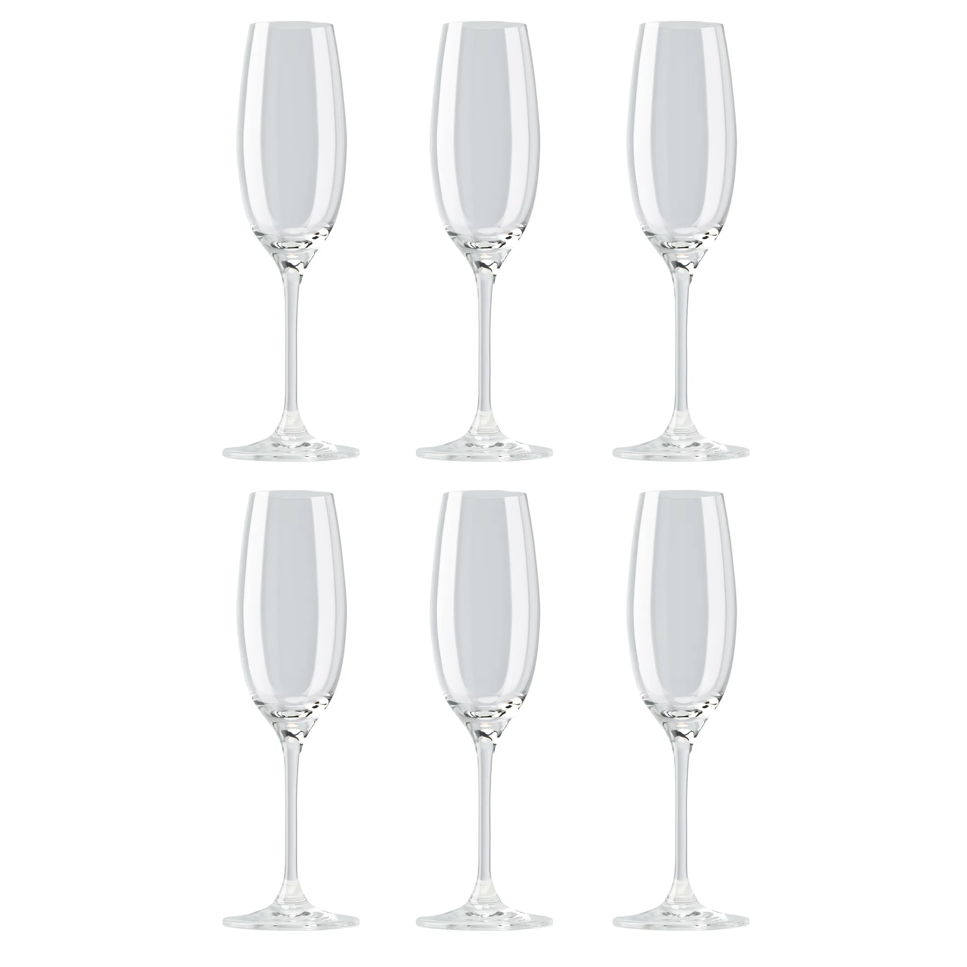 DiVino samppanjalasi 22 cl, 6-pakkaus, Kirkas Rosenthal