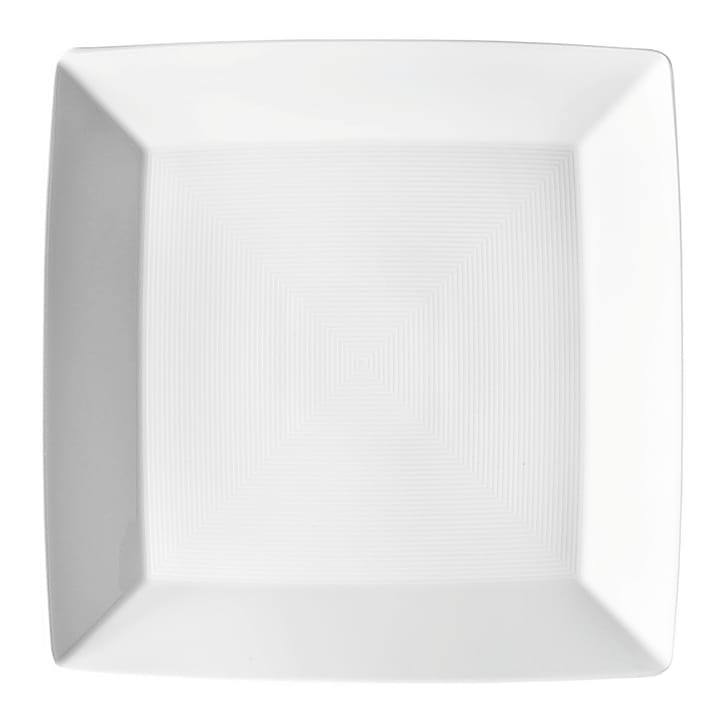 Loft lautanen, neliö valkoinen - 27 cm - Rosenthal