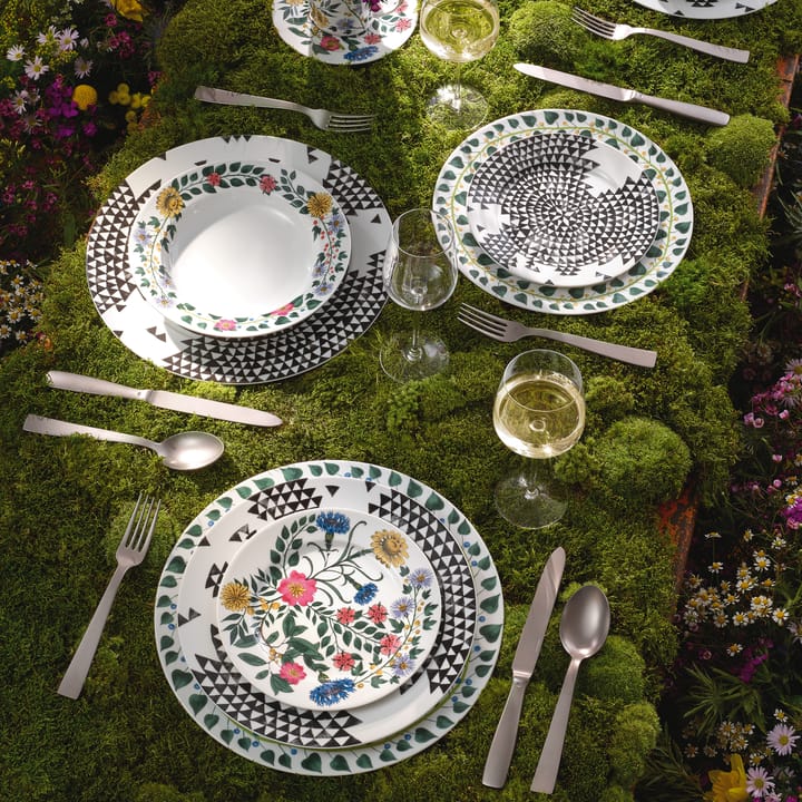Magic Garden Foliage -lautanen 28 cm - Valkoinen-vihreä - Rosenthal