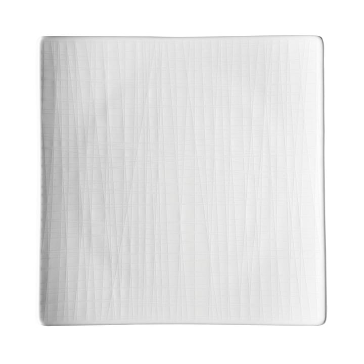 Mesh neliskulmainen lautanen 22 cm - valkoinen - Rosenthal