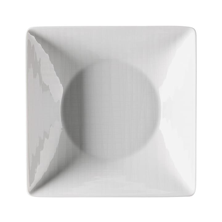 Mesh neliskulmainen syvä lautanen 20 cm - valkoinen - Rosenthal