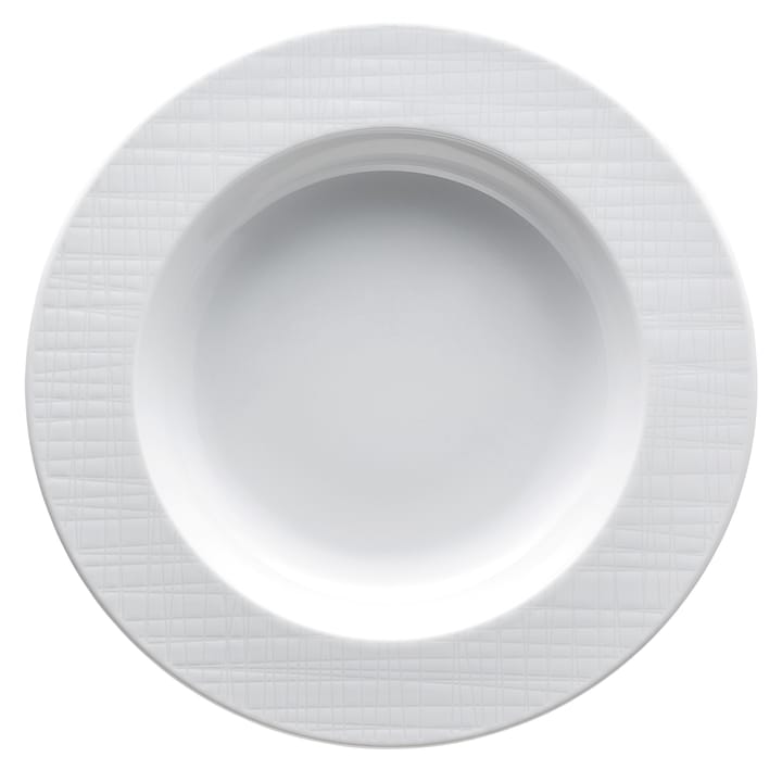 Mesh Rim syvä lautanen 23 cm - Valkoinen - Rosenthal