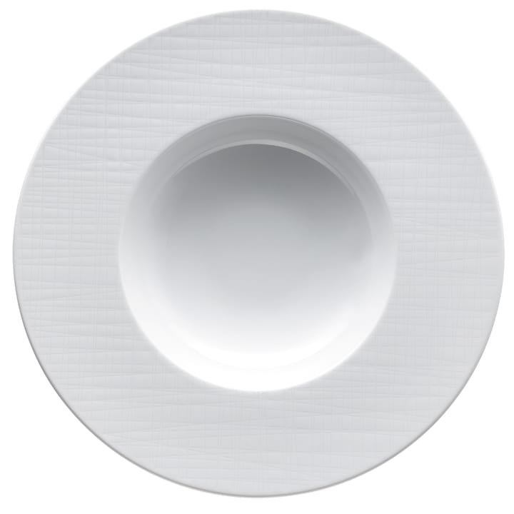 Mesh Rim syvä lautanen 28 cm - Valkoinen - Rosenthal
