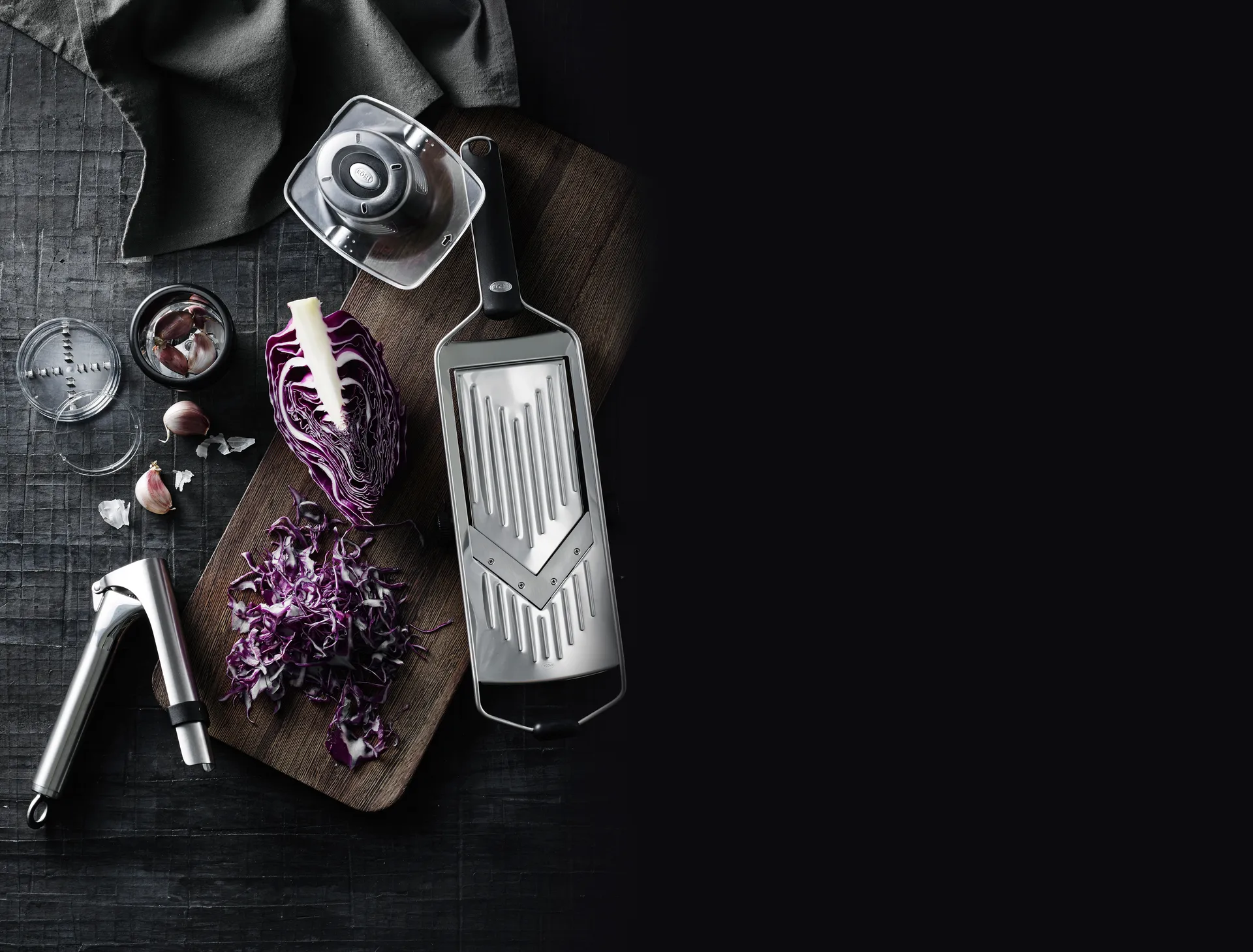 Rösle julienne-rauta, Ruostumaton teräs Rösle