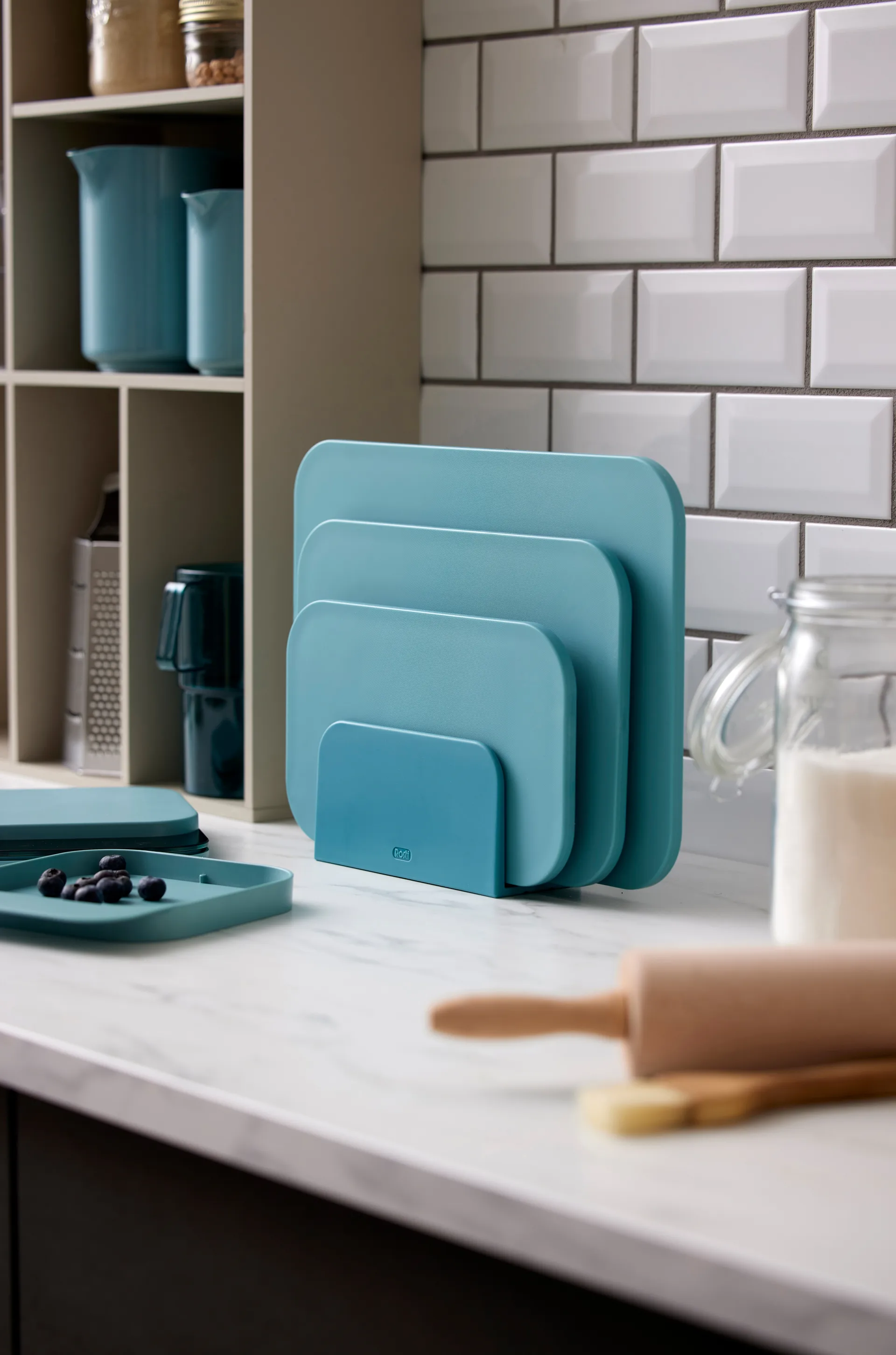 Choptima leikkuulauta M 20,5 x 30,5 cm, Nordic green Rosti