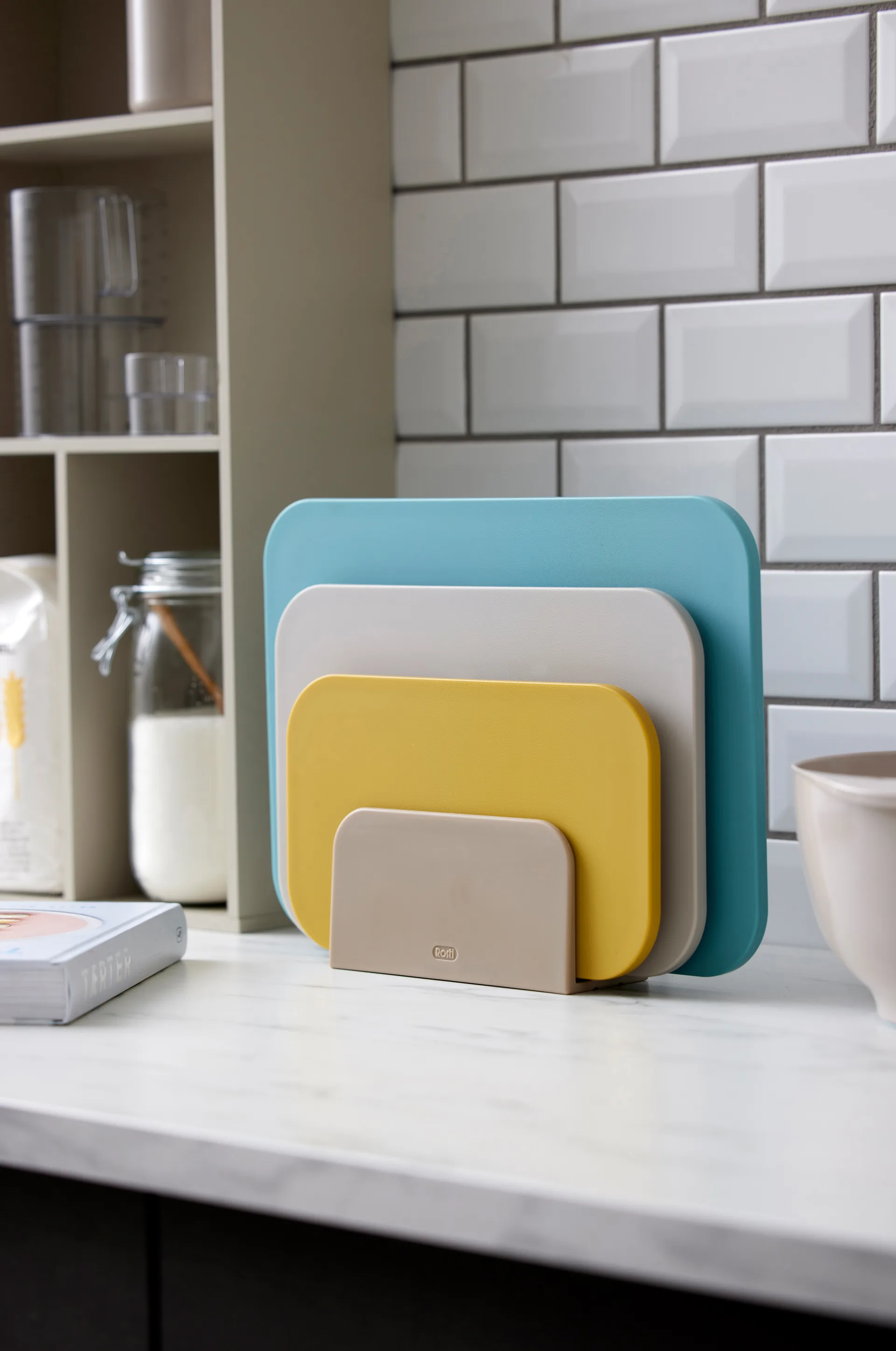 Choptima leikkuulauta setti 3 osaa ja pidike, Ocean Rosti