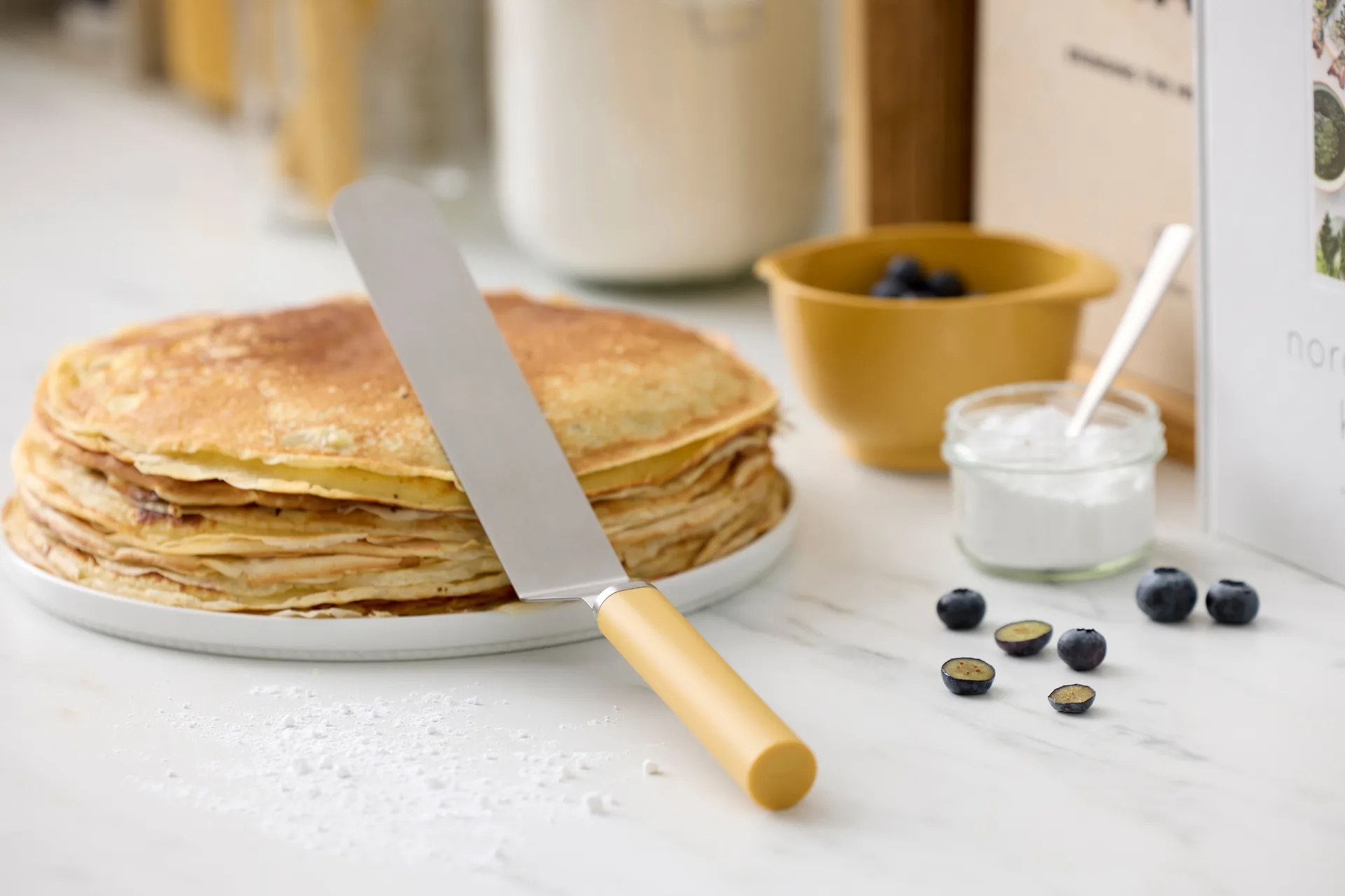 Emma palettiveitsi kapea teräs 33 cm, Curry Rosti