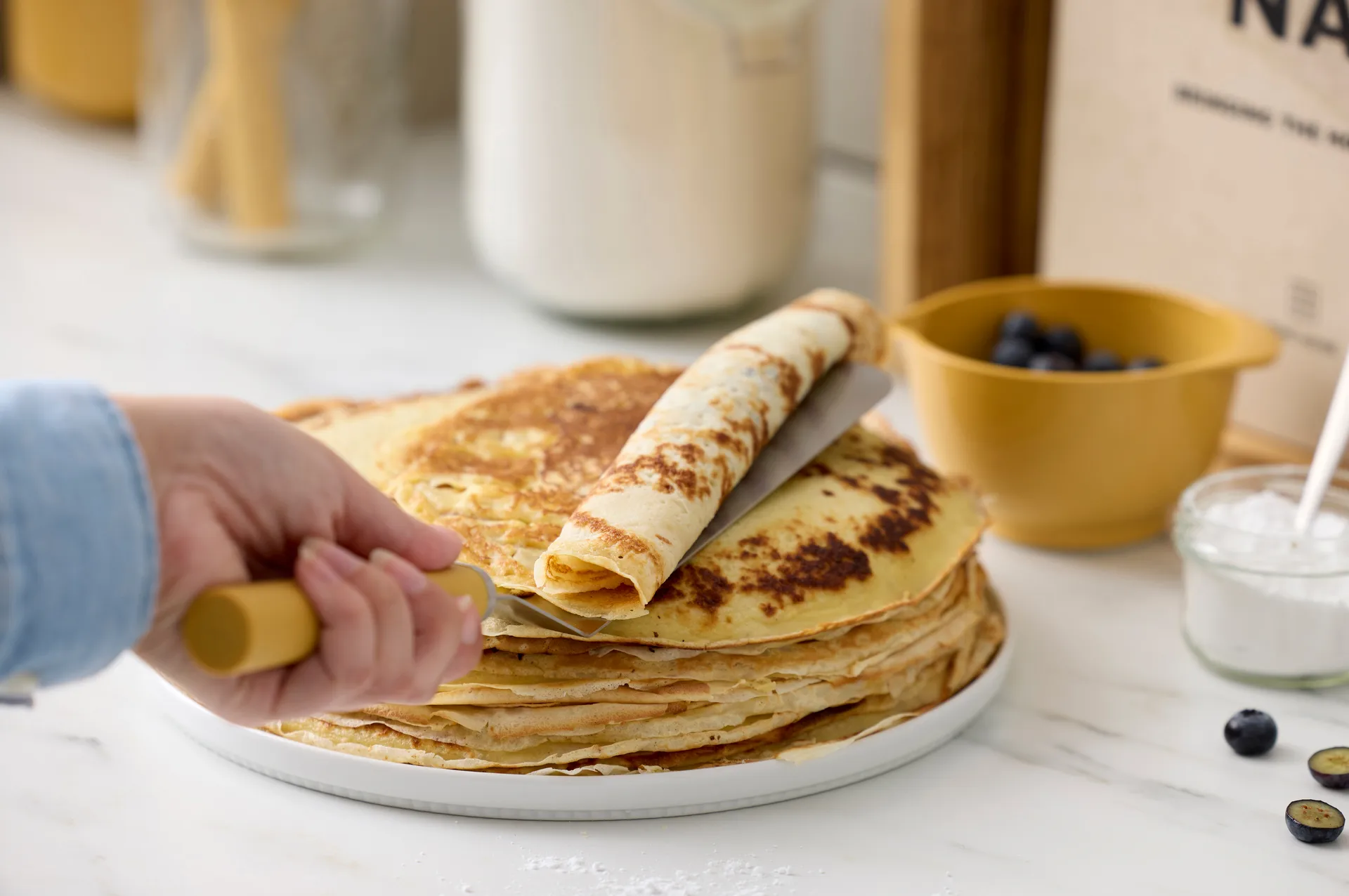 Emma palettiveitsi kapea teräs 33 cm, Curry Rosti