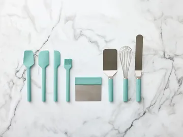 Emma palettiveitsi kapea teräs 33 cm - Nordic green - Rosti