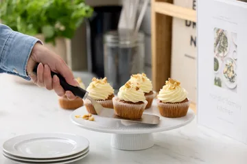 Emma palettiveitsi leveä teräs 26 cm - Musta - Rosti