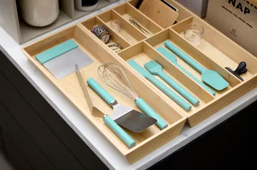 Emma palettiveitsi leveä teräs 26 cm - Nordic green - Rosti