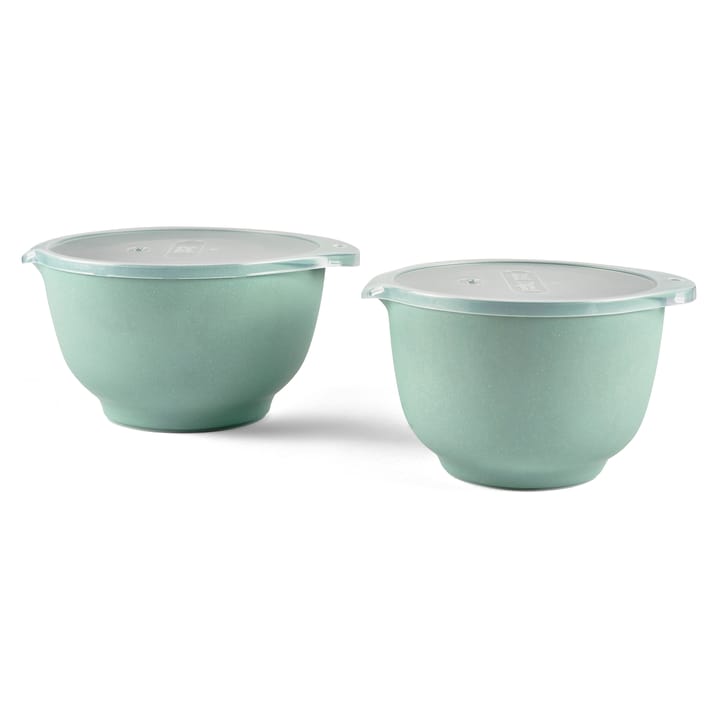 Margrethe kannellinen kulhosetti matta, 2-pakkaus, Pebble green Rosti