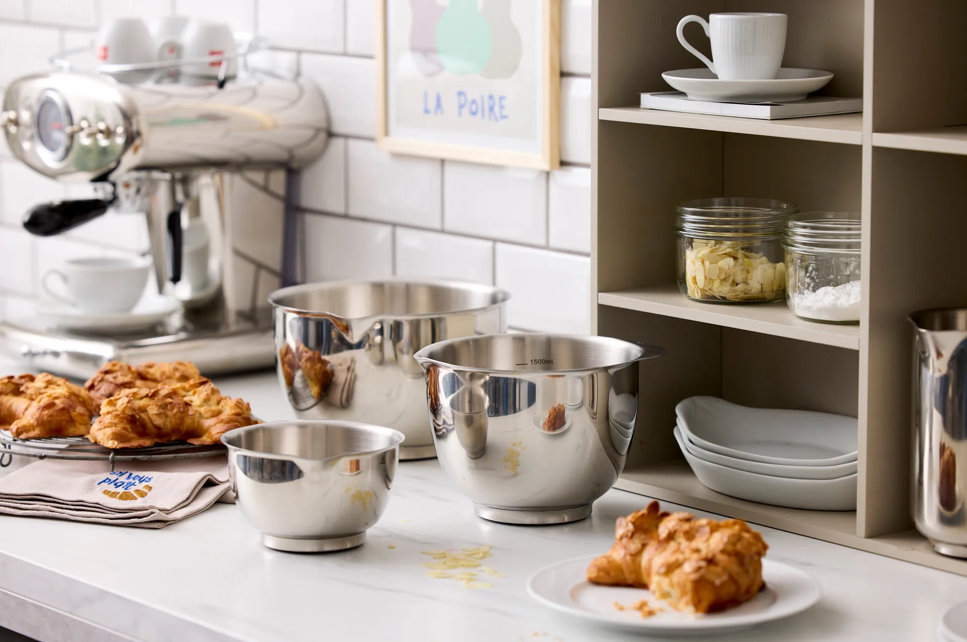 Margrethe kulhosetti 3 osaa, Ruostumaton teräs Rosti