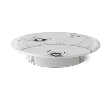 Black Fluted Mega -kakkulautanen - Ø 32 cm - Royal Copenhagen