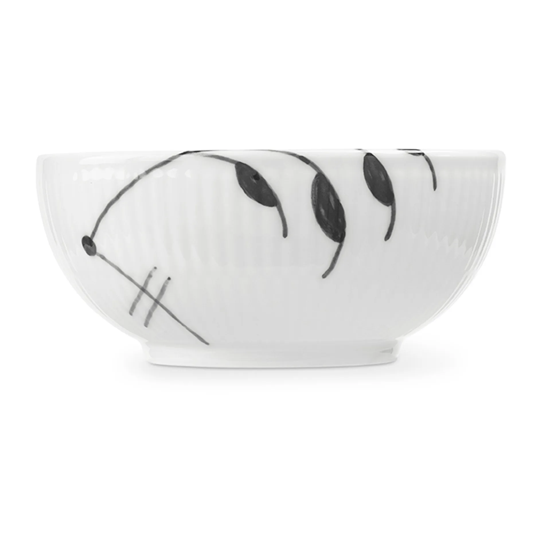 Black Fluted Mega kulho, Ø11,5 cm Royal Copenhagen