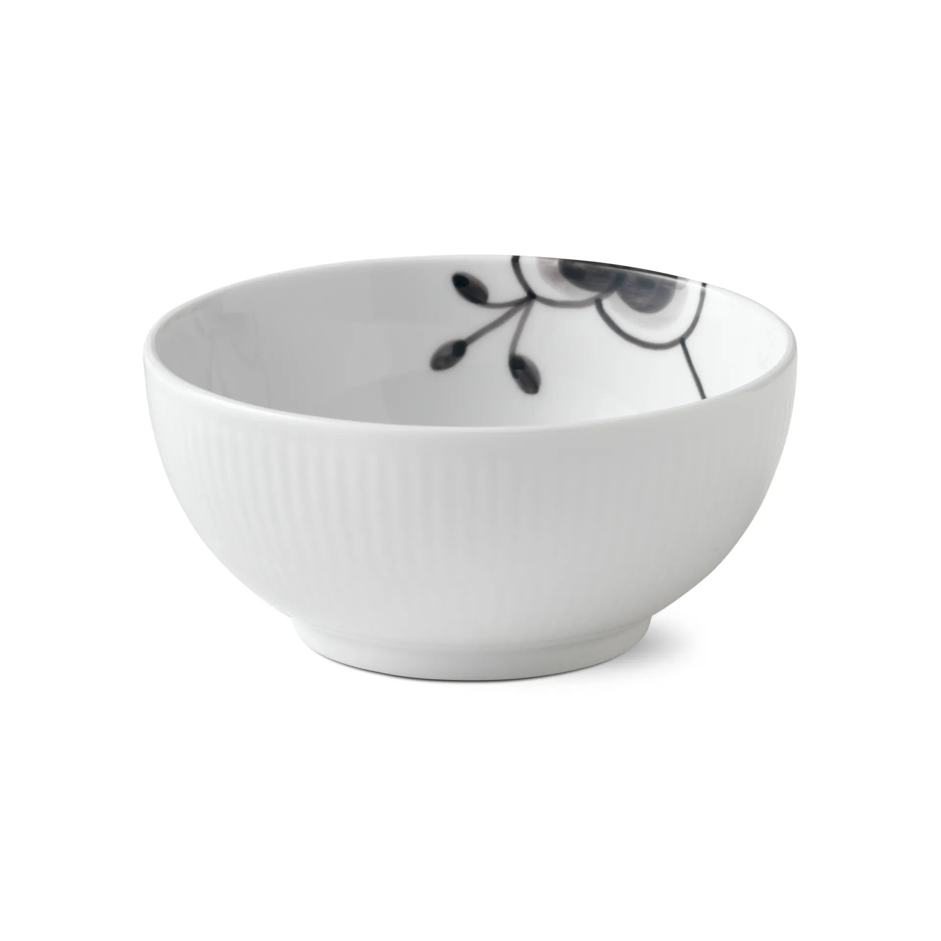 Black Fluted Mega kulho, Ø 13 cm Royal Copenhagen